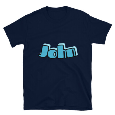 John Name T-Shirt - 5 Colors Available | eBay