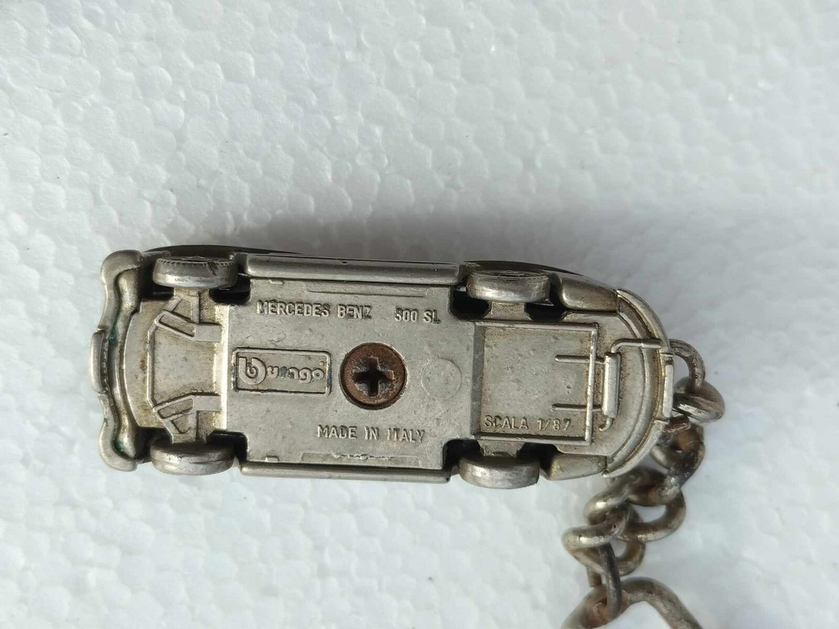 VINTAGE BURAGO ITALY 1954 MERCEDES 300 XL METALLIC KEY CHAIN