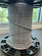 25 Feet Carol C2535A 18 AWG 300v 3 Conductor Foil Shielded Cable W/ Drain Wire