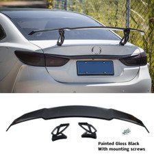 Fit For Mazda 6 Mazda6 2014-2021 Gloss Black Rear Trunk Racing Big Spoiler Wing Fit For Mazda 6 Mazda6 2014-2021 Gloss Black Rear Trunk Racing Big Spoiler Wing