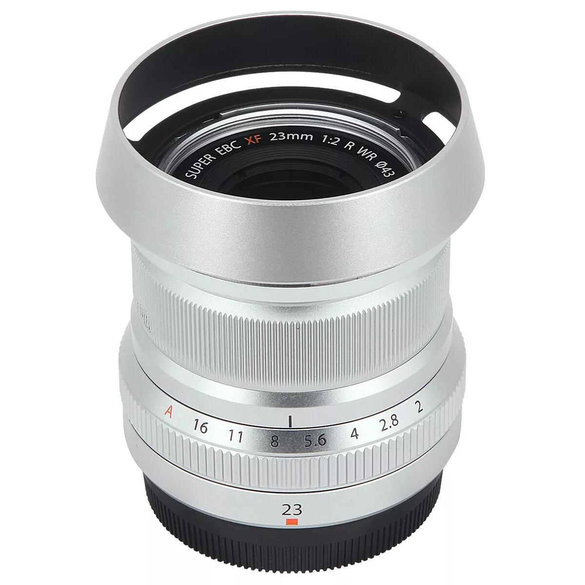 Haoge Round Lens Hood for Fujifilm Fujinon XC 35mm F2 35mm 1:2 XC35mmF2  Silver