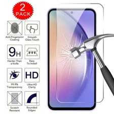 For Samsung Galaxy A15 A14 A25 A35 A52 A54 5G Tempered Glass Screen Protector