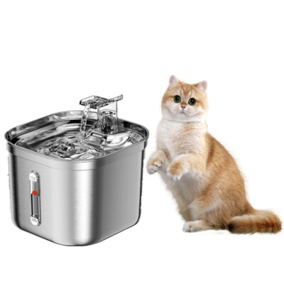 Drinking 2.2L Capacity + Filter Automatic Pet Water Fountain Dispenser Cat Dog