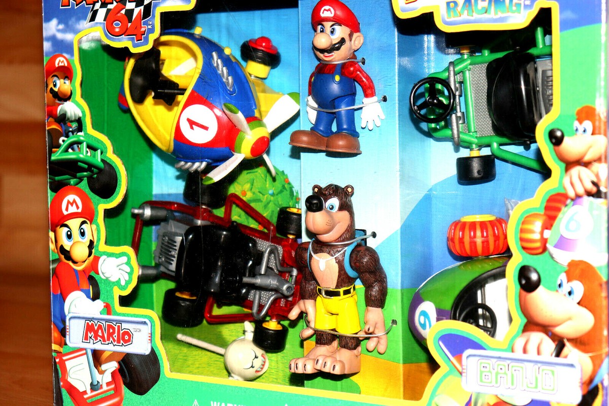 ディディーコングレーシング N64 バンジョー トイビズ1999 1999 ToyBiz Nintendo Diddy Kong Racing Motorized Plane Racer