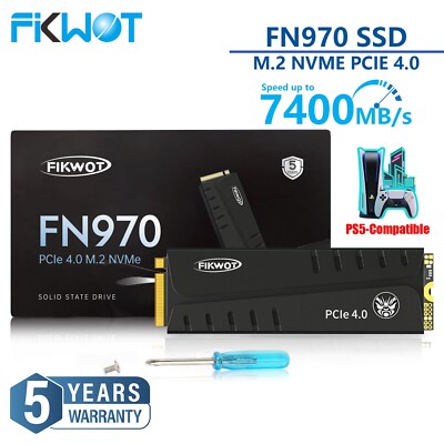 Fikwot M.2 SSD 1TB 2TB 4TB NVMe PCIe 4.0 PS5 SSD Hard Drive Fikwot M.2 SSD 1TB 2TB 4TB NVMe PCIe 4.0 PS5 SSD Hard Drive