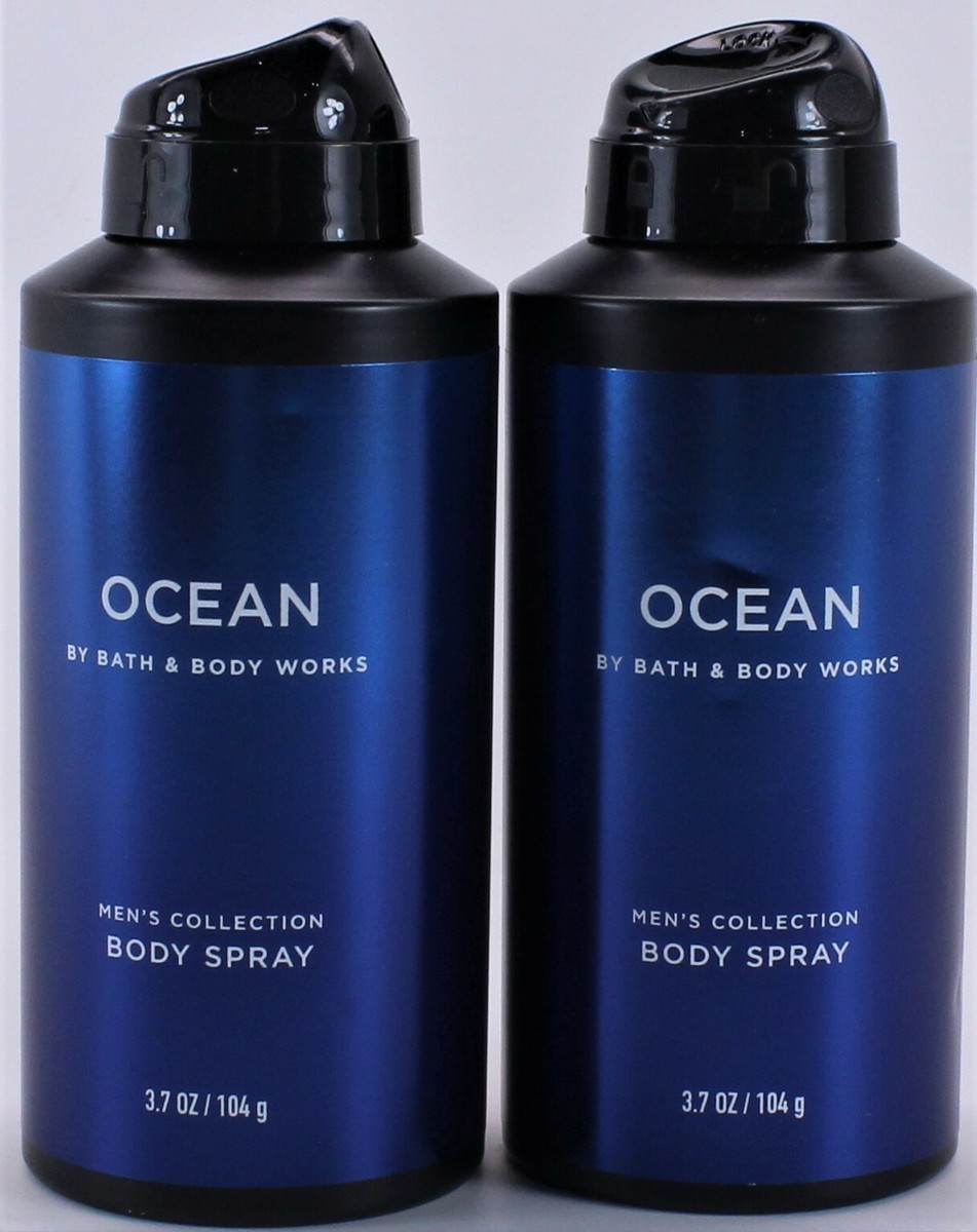 QTY 2 - Bath and Body Works OCEAN Deodorant Deodorizing Body Spray