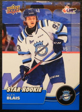 2021-22 21/22 Upper Deck CHL STAR ROOKIE BLUE #379 Alex Blais Sagueneens