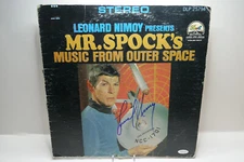 Leonard Nimoy Mr. Spock's Music From Outer Space Signed Record LP Album IPA Auth