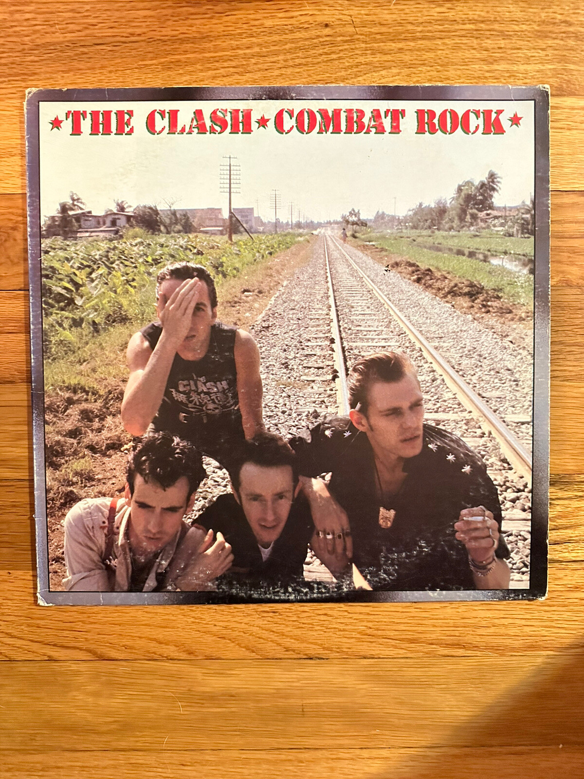 The Clash Combat Rock 12" Vinyl Album 1982 US Original LP Epic CBS Records