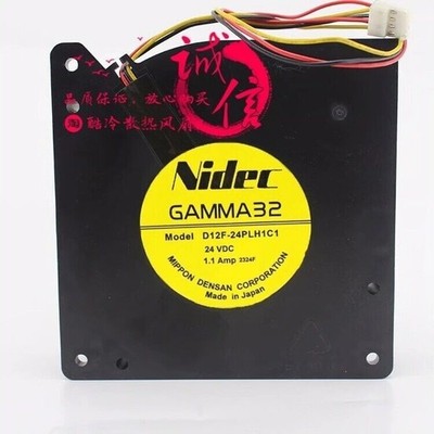 GAMMA32 D12F-24PLH1C1 24V 1.1A 12CM 3-Pin Blower Cooling Fan #as
