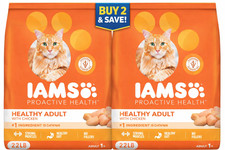 IAMS Proactive Health Dry Cat Food, Healthy Food 22 Pound (Pack of 2) 3.60 per pound
