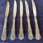 Gorham Buttercup Sterling Silver Handle Stainless Blade Modern Hollow 5 Knifes