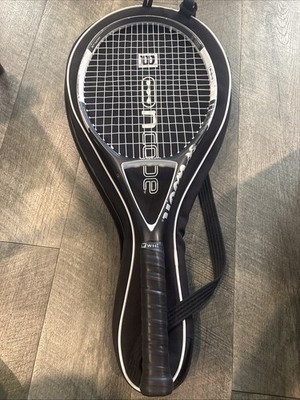 WILSON nCode N6 MidPlus Tennis Racquet 95'' sq in. 4 3/8  Size #3 Grip w/ Bag