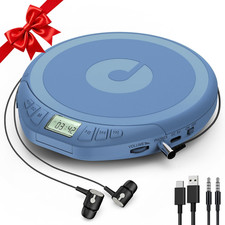 Portable CD Player for Car with USB Connection and AUX Connection,Universal USB