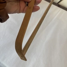 VINTAGE 1 Bent Wooden Coat Hanger Art Deco Rare Style Phoenix Products Milwaukee