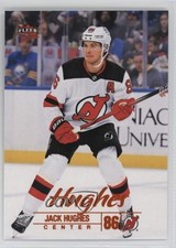2024-25 Upper Deck Fleer Ultra Orange Foil 11/25 Jack Hughes #184 1t2f