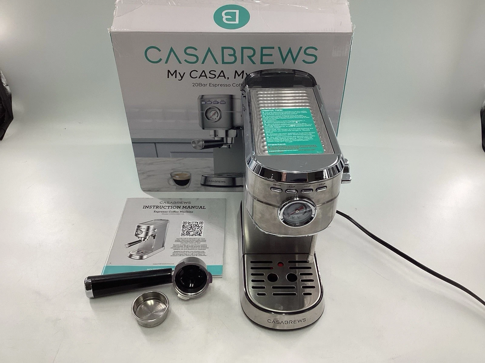 CASABREWS MY Casa, My Coffee 20bar Espresso Coffee Machine