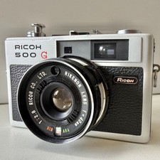 AS IS Ricoh 500 G Rangefinder 35mm Film Camera with 40mm f/2.8 Lens Japan