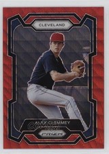 2024 Panini Prizm Ruby Wave Prizm Alex Clemmey #94 0l8y