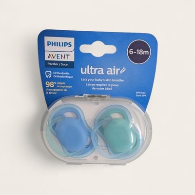 Philips Avent Ultra Air Pacifier 2 Pack 6+ Months