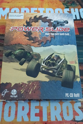 Power Slide (GT Interactive 1996) IBM PC (CD-Rom, Manual, Box) works classic