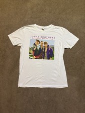 Jonas Brothers Happiness Begins Tour 2019 White T-Shirt Original Rock  Pop