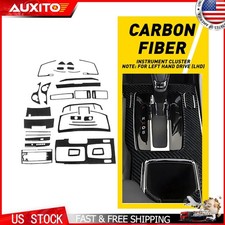 Carbon Fiber Interior Dash Cover Trim 31pcs Set For 2013-2017 Honda Accord Us