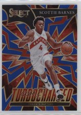 2021-22 Panini Select Turbocharged Blue Prizm Scottie Barnes #4 6l7