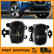 LED DRL Pair Fog Light Lamps For 2021-2023 Nissan Navara Rogue Pathfinder Armada