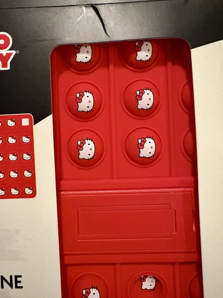 Hello Kitty Silicone iPad Case Stand, Red w/ Pop Its, for 10.9” Gen. 10, BNIP - Image 2 of 4