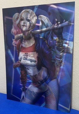 Harley Quinn DC Comics 3D PVC Poster, Single Piece Wall Decor