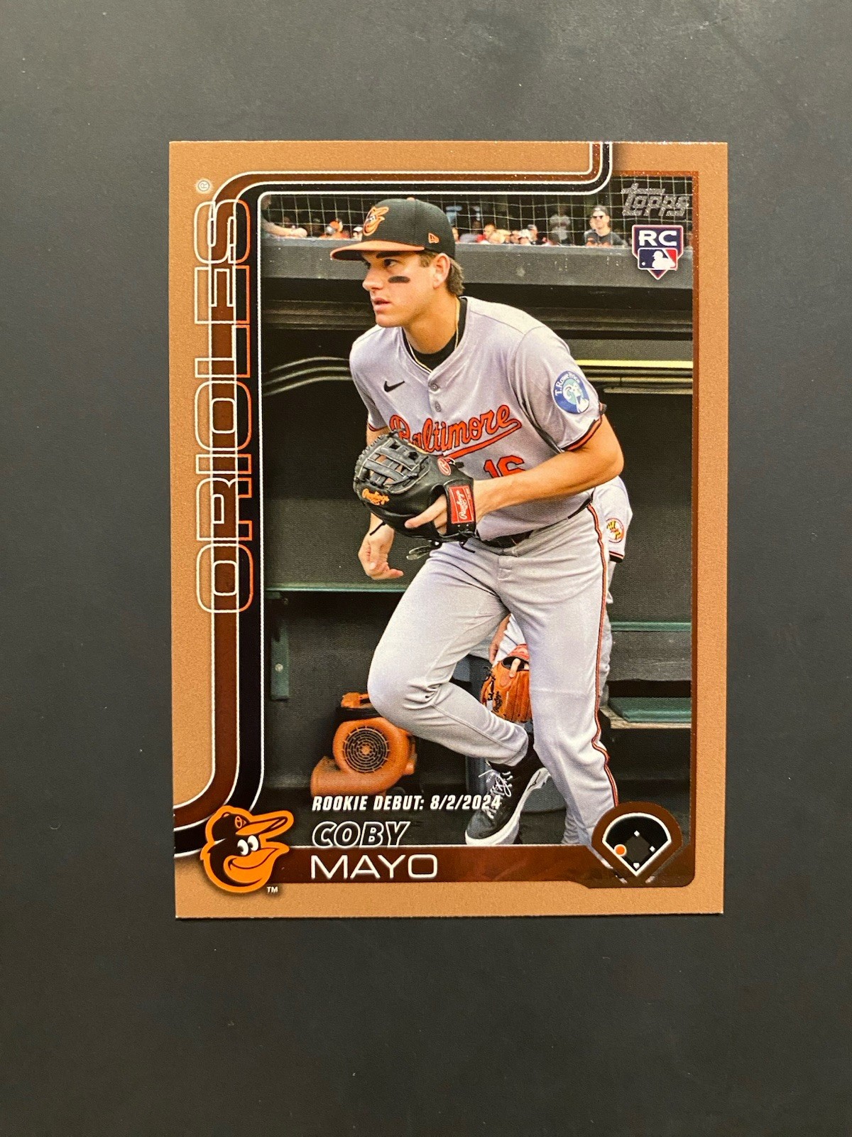 Coby Mayo (RC) /2025 - 2025 Topps Update Series Gold Parallel #US282 - Orioles