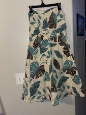 Teal Botanical Print Dress Torrid Size 18