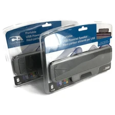 Lot of 5 Cyber Acoustics CA-2880 Portable USB Powered Speaker - Sealed