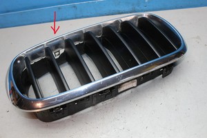 Grill Kühlergrill Frontgrill Chrom Niere rechts 7316076 7309775 BMW X5 F15 Bj.18