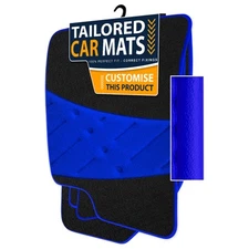 To fit Ford  Transit 2020+ Auto Black Luxury Tailored Car Mats [FW]