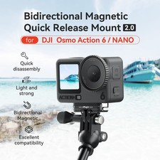 Magnetic Quick Release Adapter Mount Base for DJI Osmo Action 6/NANO Camera Part