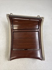 01-02 Cadillac Escalade Ext Center Console Cup Holder Trim Panel Door Cover Wood