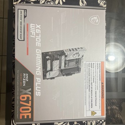 MSI X670E Gaming Plus WiFi AM5 DDR5 ATX Desktop Motherboard X670EGAMPLUSWIFI