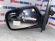 Toyota Yaris mk1 2003 PASSENGER LEFT BLACK WING DOOR MIRROR E1010673