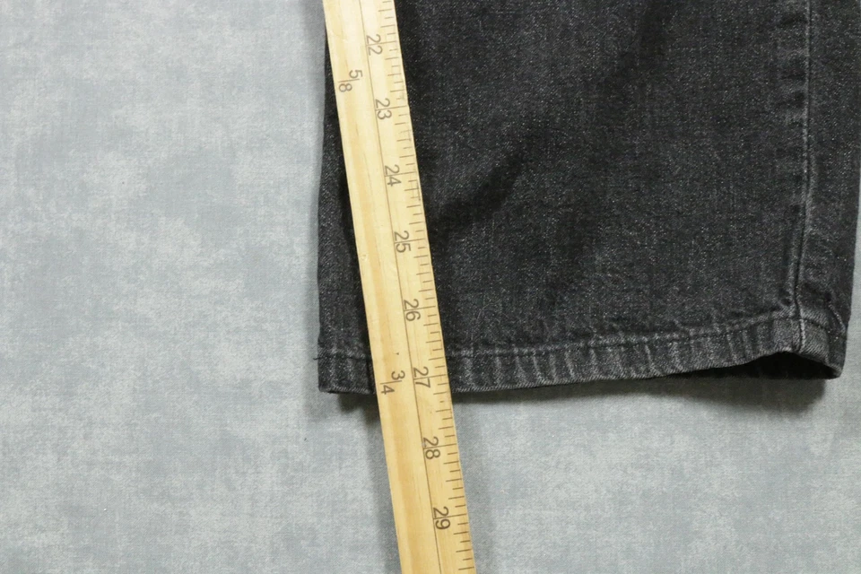 Naked & Famous Jeans Mens 36 Black Gray WeirdGuy Grandrelle Denim 100% Cotton - Image 4 of 4