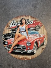 Pin Up Girl Alu Schild Blechschild Kult Bar Deko Kneipe Vintage 50er Jahre Style