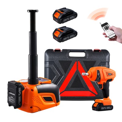 Electric Car Jack 5 Tons /11000 lbs Portable Jack Storage Kit w/Remote Control