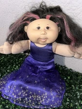 Asian Playalong Cabbage Patch PA-6 - Full Mouth Of Teeth - Pink Hair Highlights