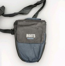 Vintage Roots Digital Blue Camera Carry Case Shoulder Bag Deep Padded