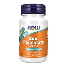NOW Foods Supplements, Zinc Picolinate 50 mg, Supports Enzyme Functions , Im...