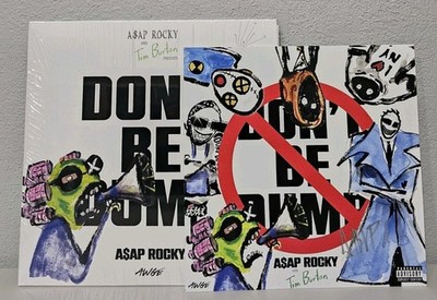 ASAP ROCKY DONT BE DUMB GR1M 2 DISC VINYL LP SIGNED INSERT LIMITED