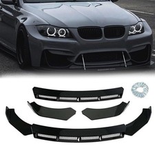 Gloss Black Car Front Bumper Lip Spoiler Splitter Chin Body Kit Diffuser For Bmw Gloss Black Car Front Bumper Lip Spoiler Splitter Chin Body Kit Diffuser For Bmw