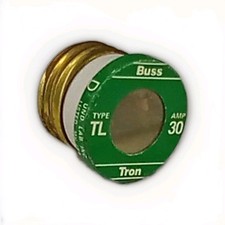 Cooper Bussmann BP/TL-30 30A Time-Delay Plug Fuse