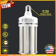 125W LED Corn Bulb 5000K E39 Large Base For Warehouse Workshop Wall Pack Light